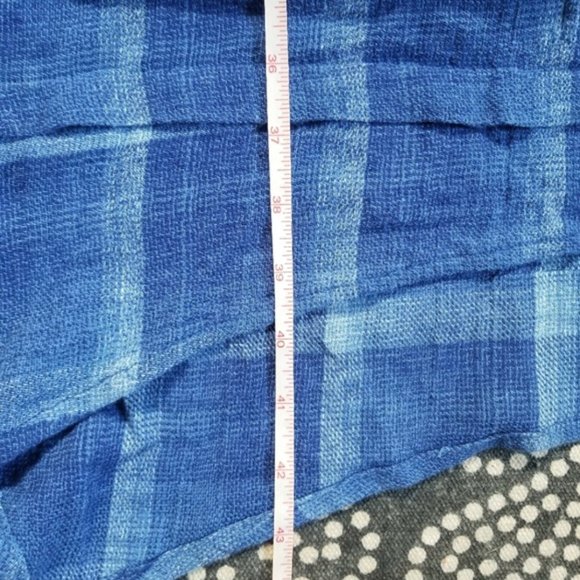 Isabella Sinclair blue plaid pattern dress size XL - Picture 7 of 7